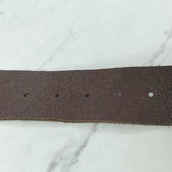 Wood Beaded Leather Boho Belt Small (S) ✨ - Picture 8 of 8